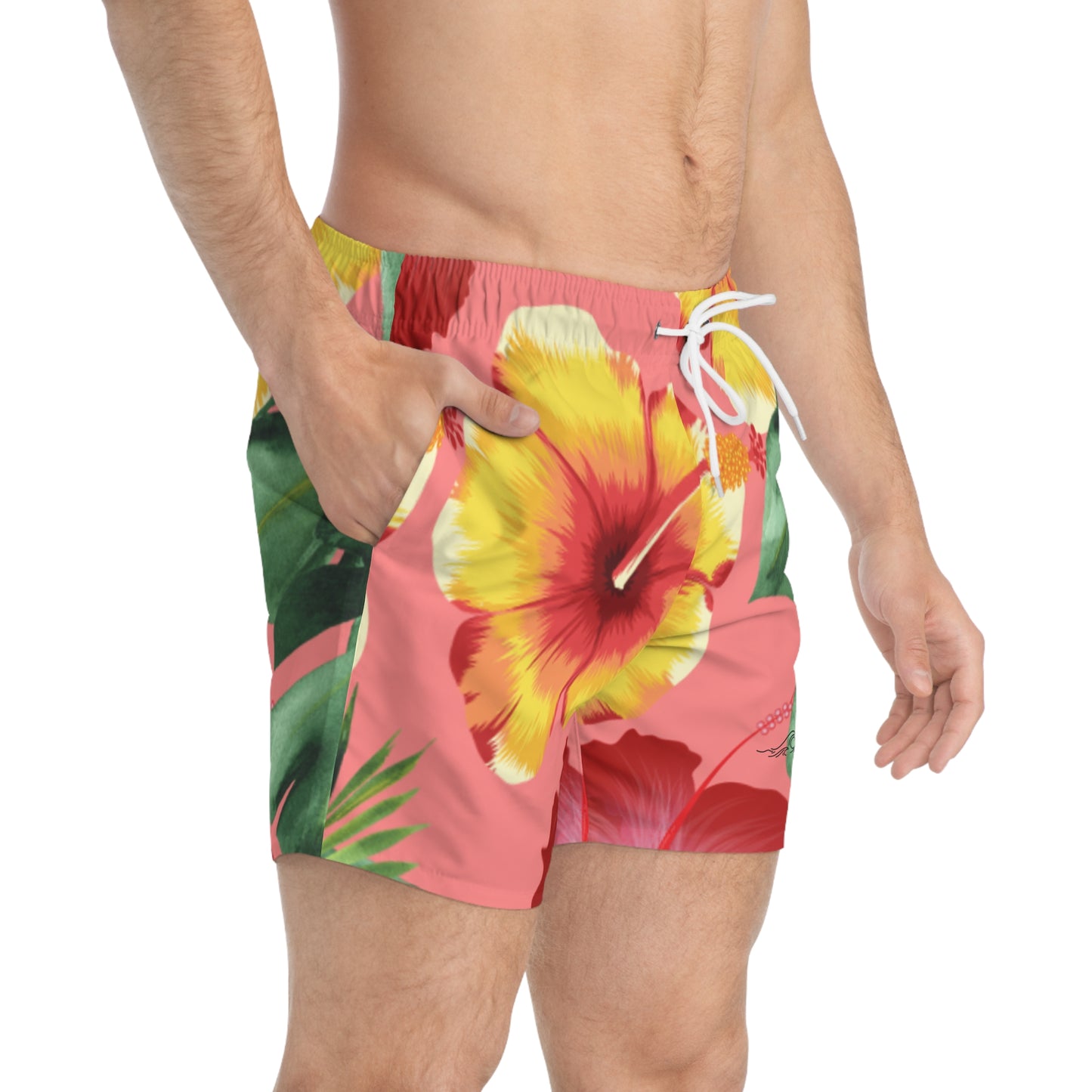 Floral Blaze Swim Shorts