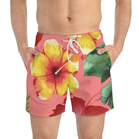 Floral Blaze Swim Shorts