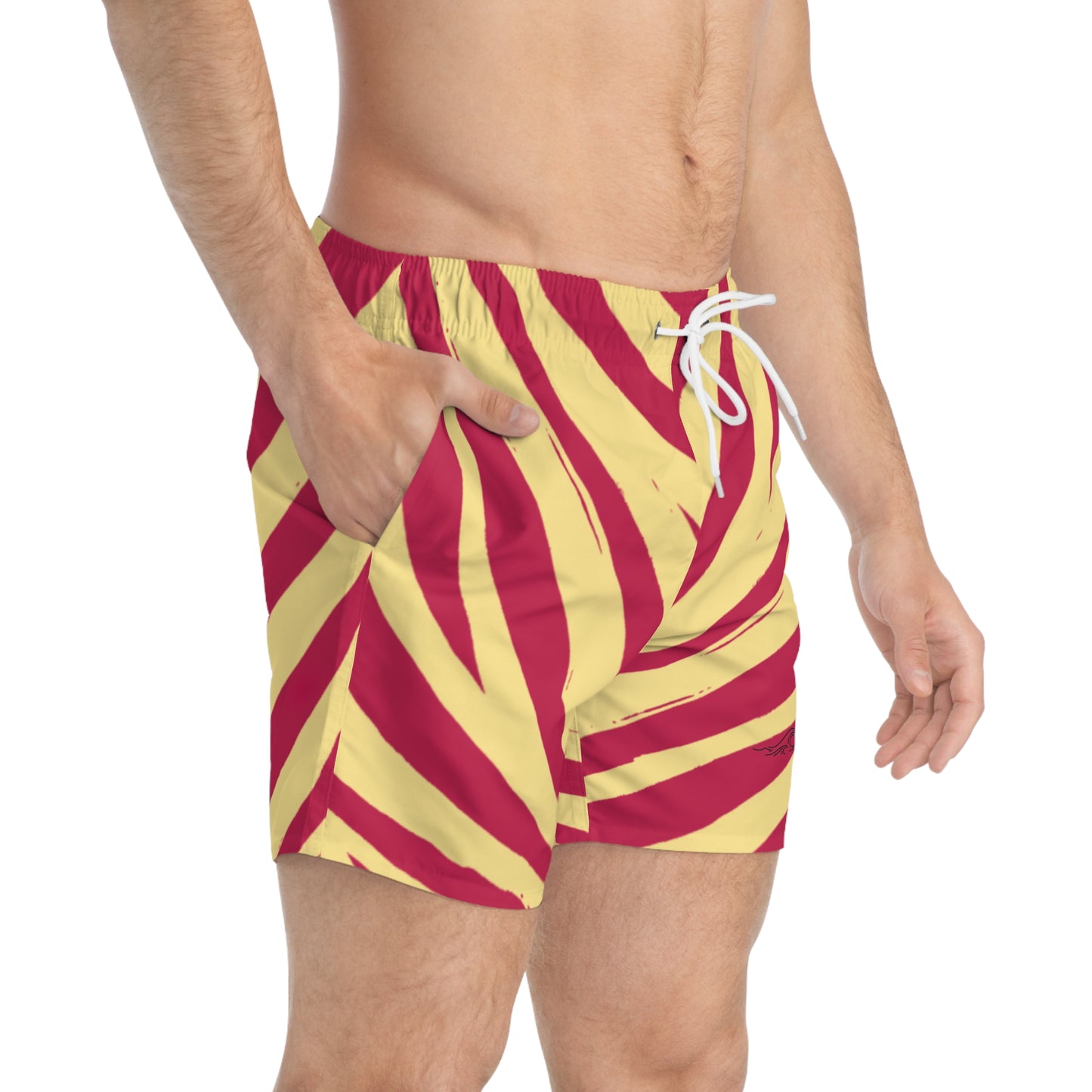 Sunset Stripes Swim Shorts