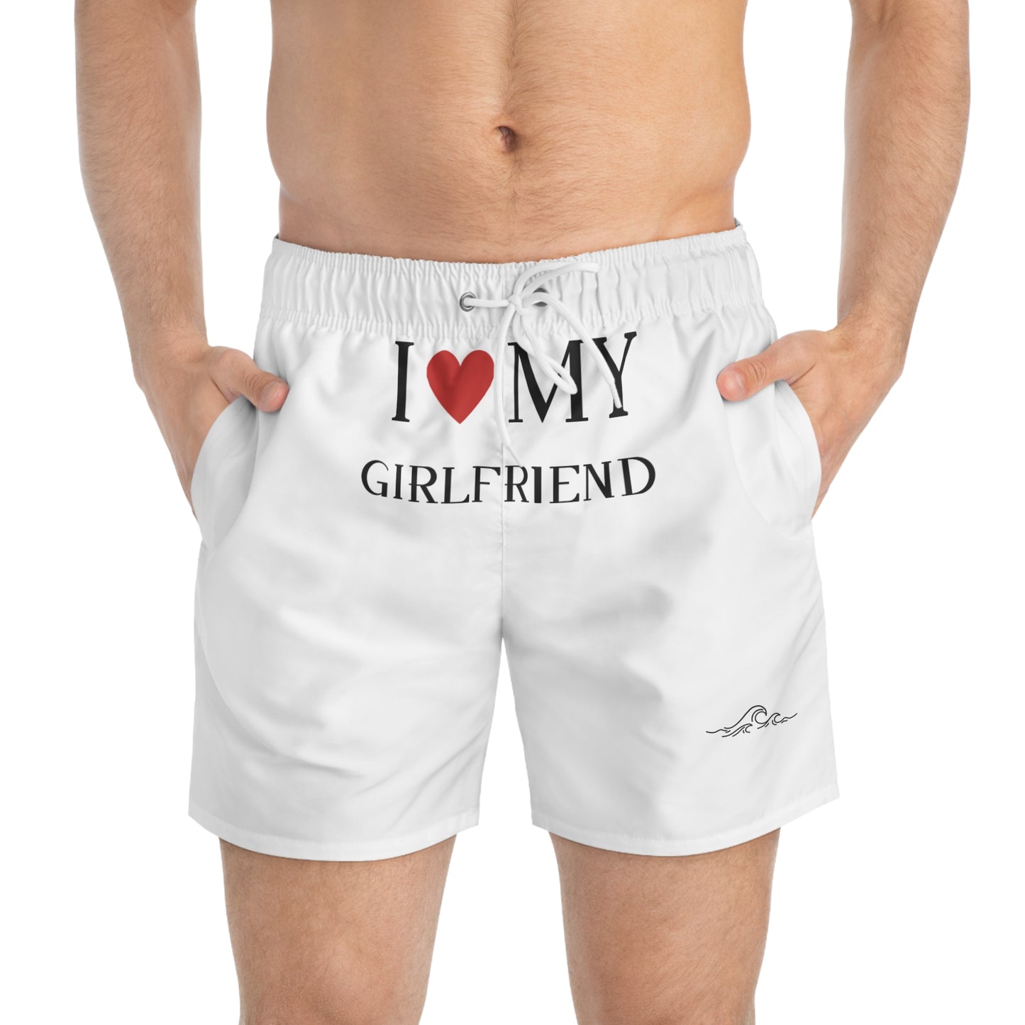 Love Statement Swim Shorts