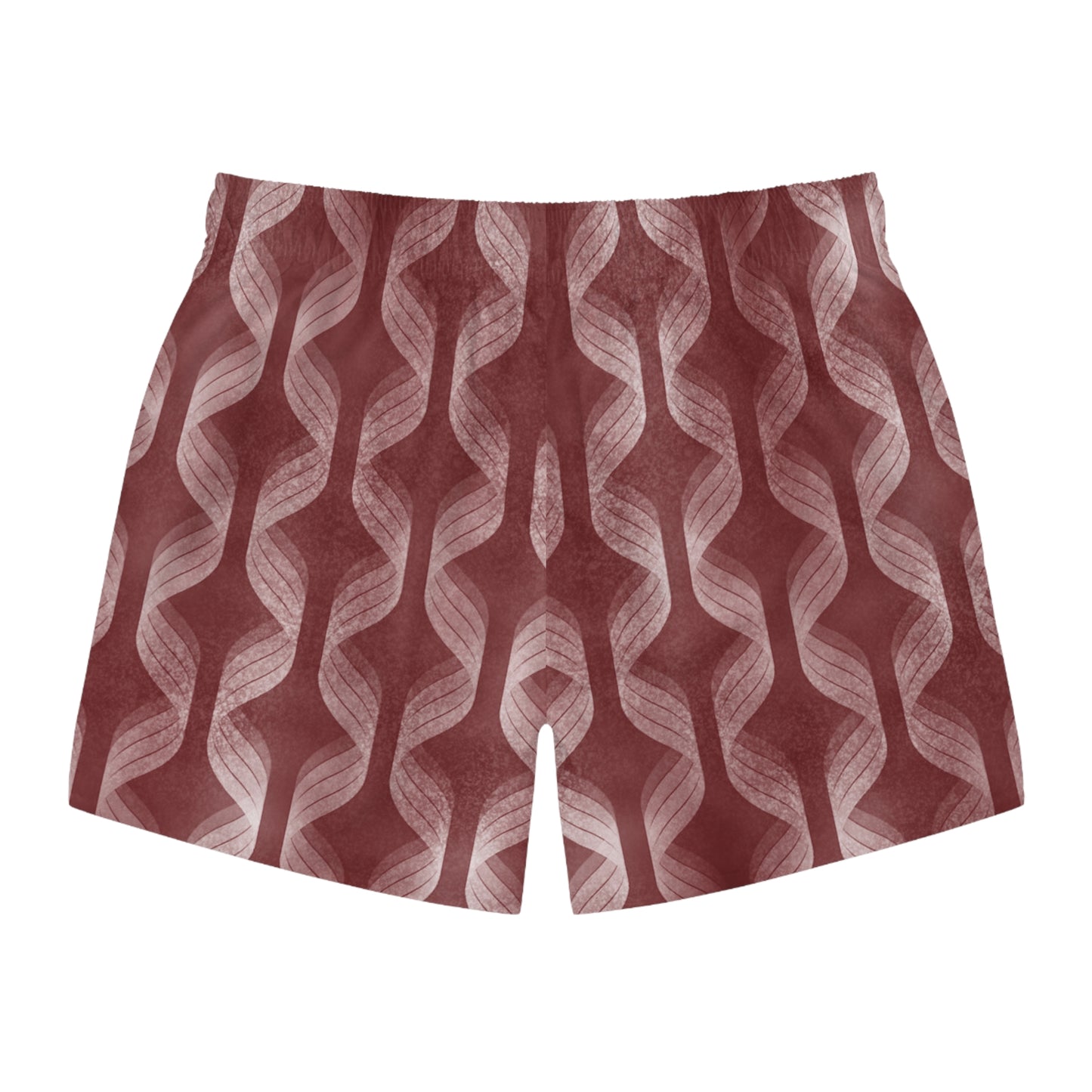 Crimson Wave Swim Shorts
