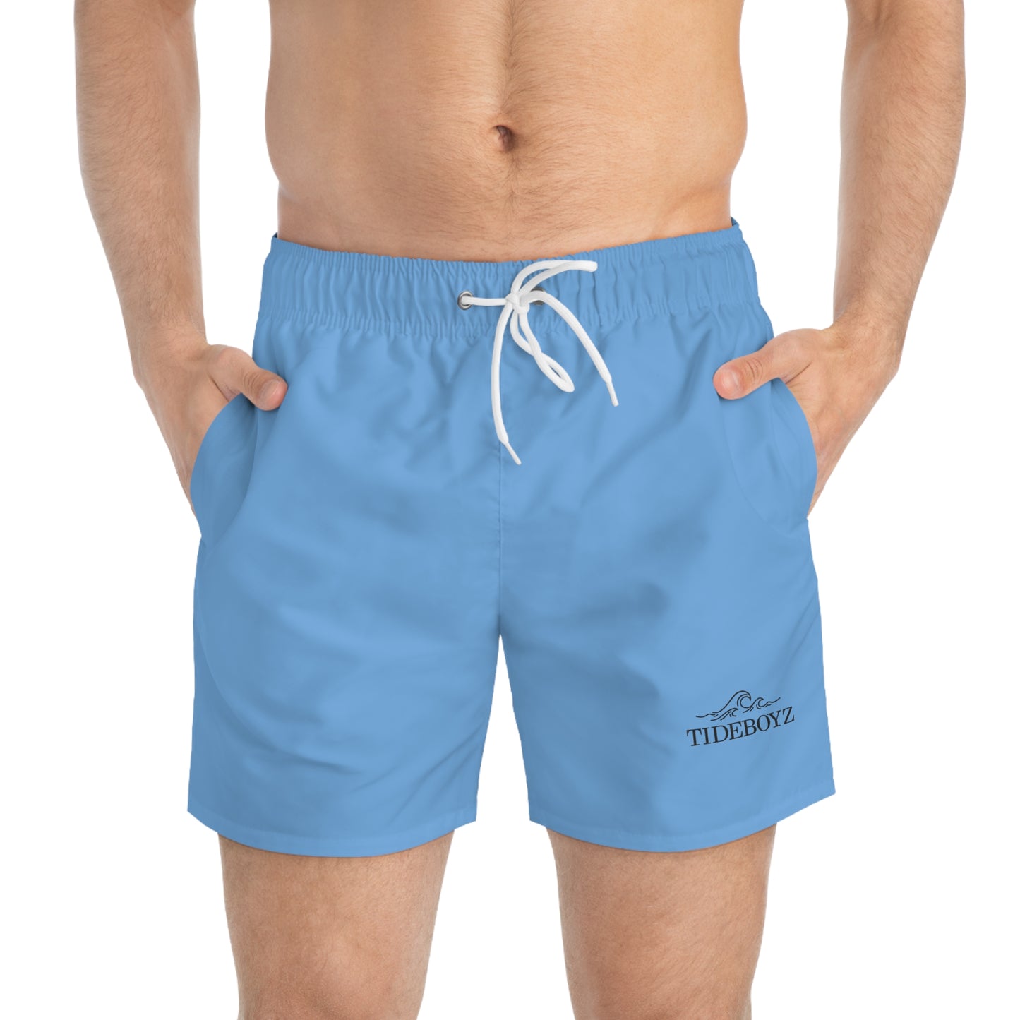 Blue Basic Swim Shorts