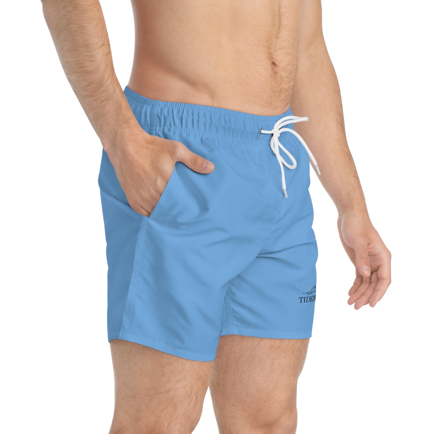 Blue Basic Swim Shorts