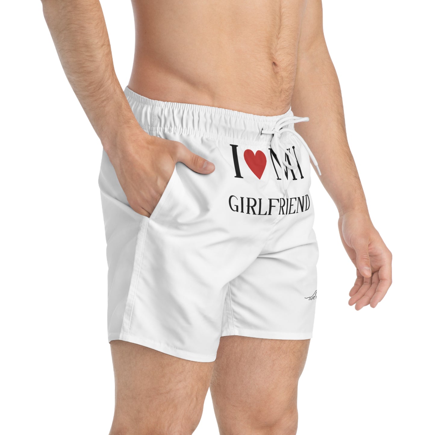 Love Statement Swim Shorts