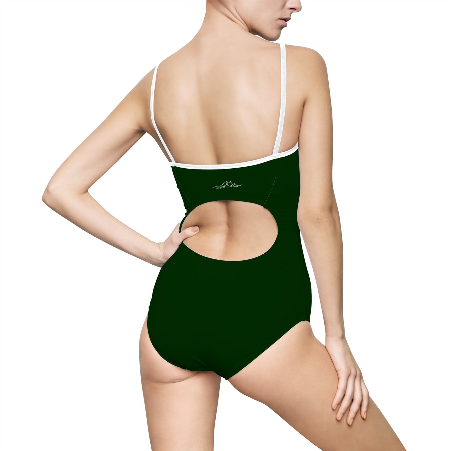 Forest Flow Backless Swimsuit
