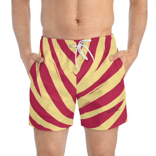 Sunset Stripes Swim Shorts